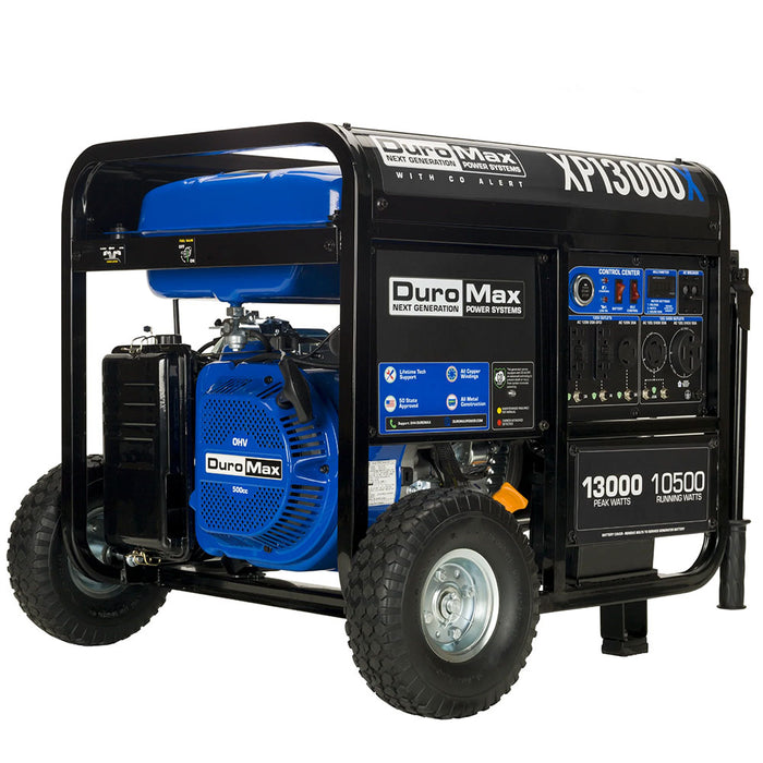 DuroMax XP13000X 13,000 Watt Gasoline Portable Generator w/ CO Alert