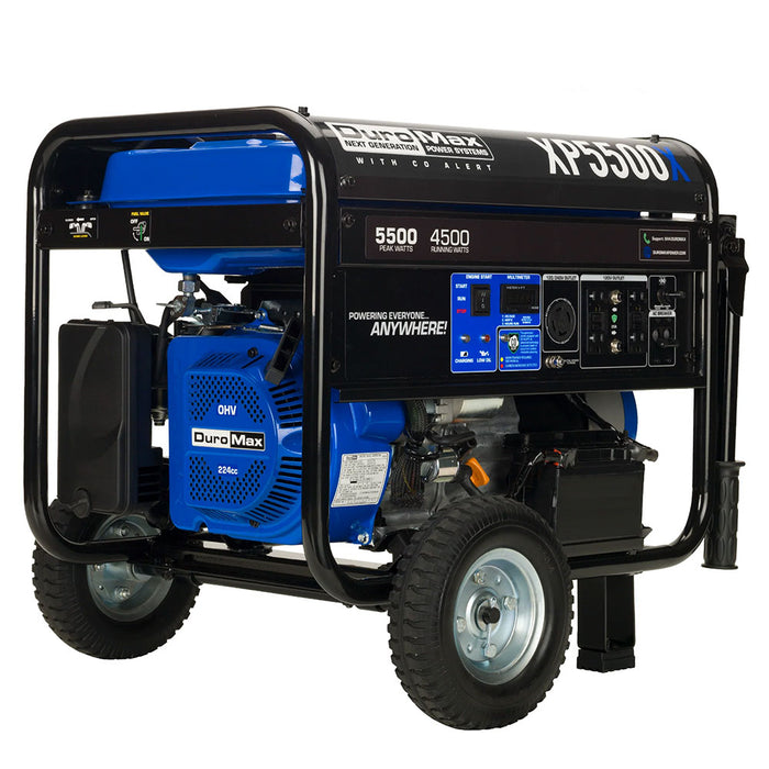 DuroMax XP5500X 5,500 Watt Gasoline Portable Generator w/ CO Alert