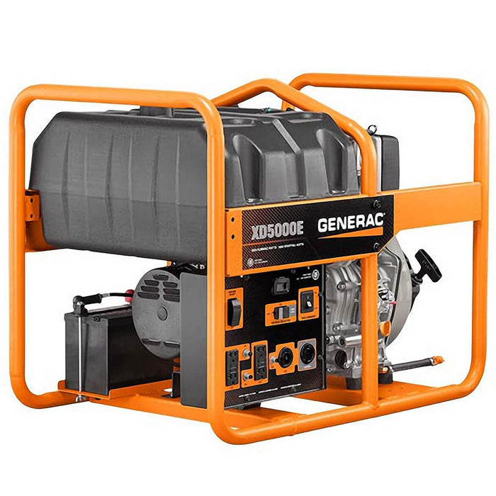 Generac XD5000E 5500-Watt Electric Start Diesel Power Portable Generator