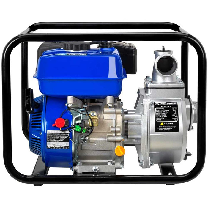 DuroMax XP652WP 208cc 158-Gpm 3600-Rpm 2" Gasoline Engine Portable Water Pump