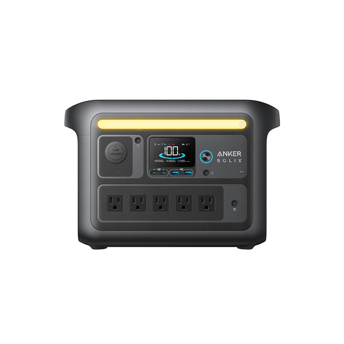 Anker SOLIX C800X 768Wh/1200W Portable Power Station w/ Embedded Camping Light