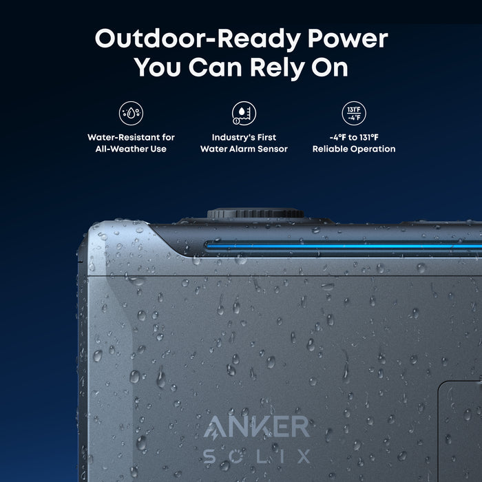 Anker SOLIX A7320J40 Smart Generator 5500 (Tri-Fuel) | 5X Backup Time | Smart Control & Outdoor-Ready