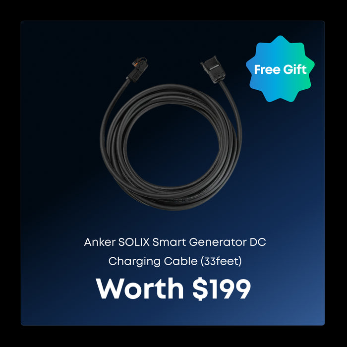 Anker SOLIX A7320J40 Smart Generator 5500 (Tri-Fuel) | 5X Backup Time | Smart Control & Outdoor-Ready