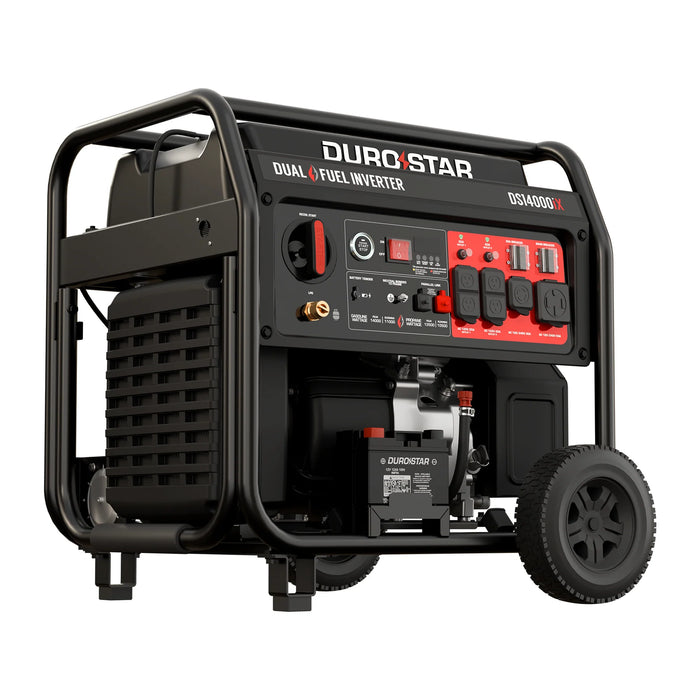 DuroStar 14,000 Watt Dual Fuel Open Frame Digital Inverter Generator