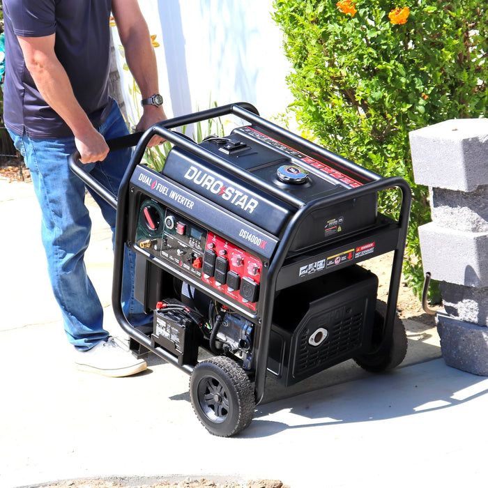 DuroStar 14,000 Watt Dual Fuel Open Frame Digital Inverter Generator