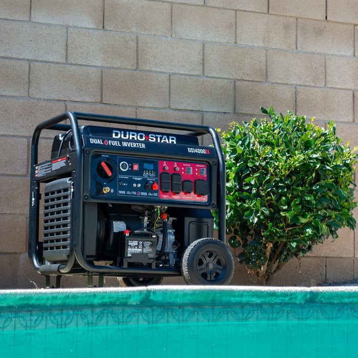 DuroStar 14,000 Watt Dual Fuel Open Frame Digital Inverter Generator