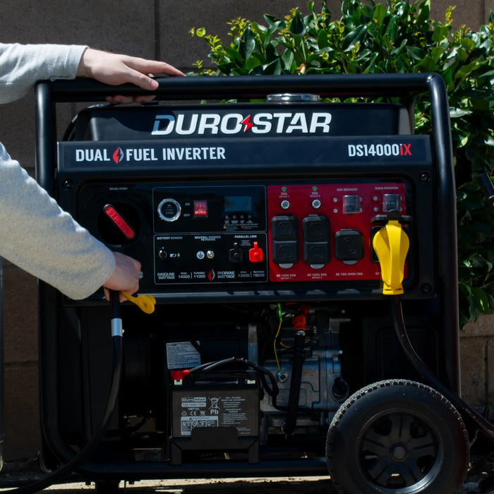DuroStar 14,000 Watt Dual Fuel Open Frame Digital Inverter Generator