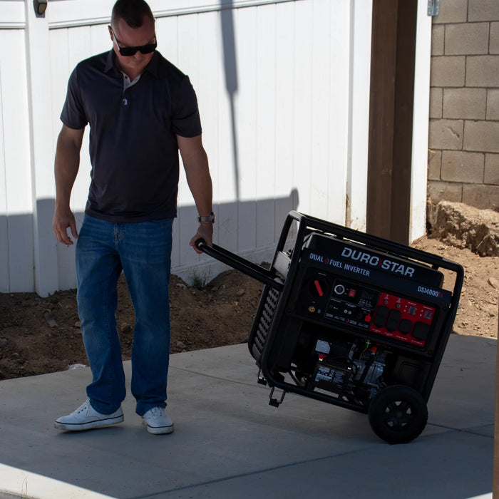 DuroStar 14,000 Watt Dual Fuel Open Frame Digital Inverter Generator