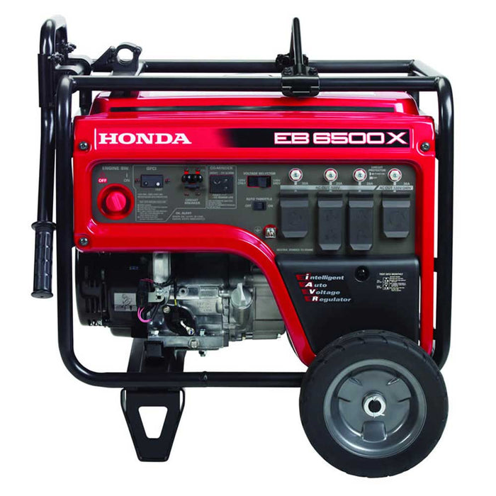 Honda EB6500X1AN2 6,500 Watt Generator w/ Wheel Kit, Hook, and CO Minder