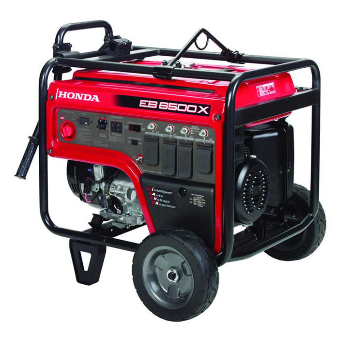 Honda EB6500X1AN2 6,500 Watt Generator w/ Wheel Kit, Hook, and CO Minder