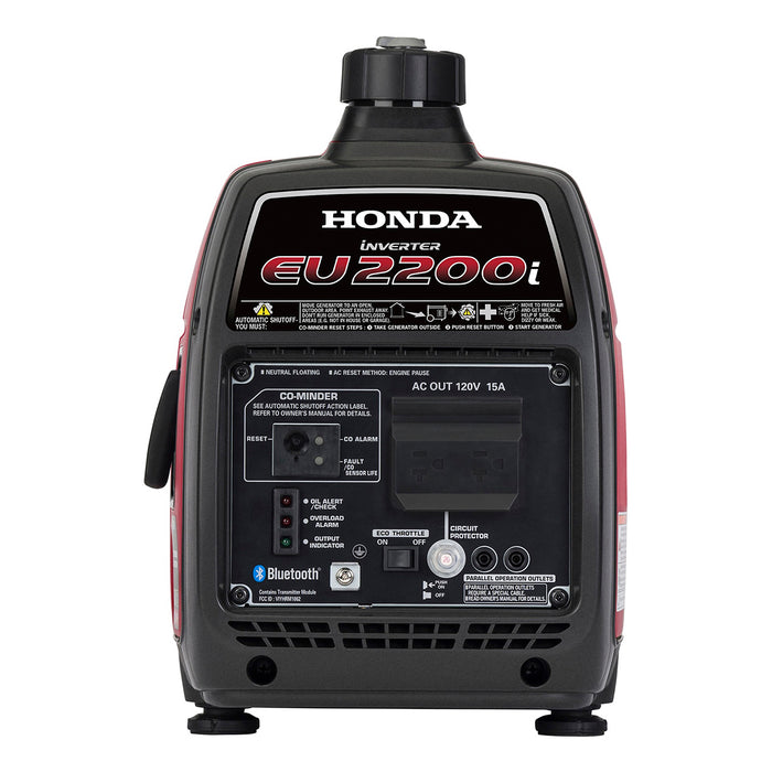 Honda EU2200i 2,200W GEN4 Quiet Gas Portable Inverter Generator w/ CO-Minder