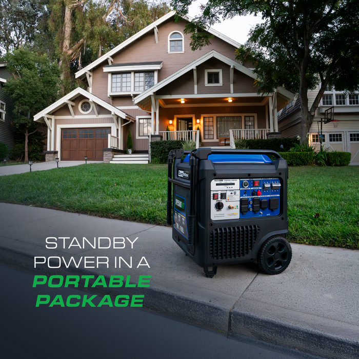 DuroMax XP9500iHT 9,500 Watt Portable Tri Fuel Inverter Generator - Quiet, Low THD