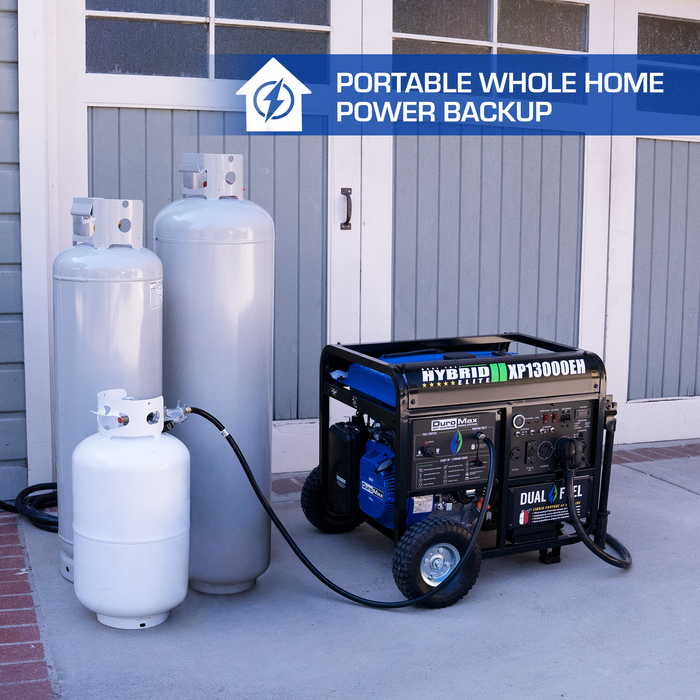 DuroMax XP16000iH 16,000 Watt Dual Fuel Portable Inverter Generator w/ CO Alert