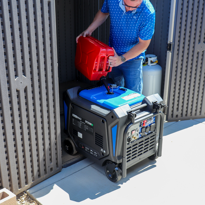 DuroMax XP13500iHT 13,500 Watt Portable Tri Fuel Inverter Generator - Quiet, Low THD
