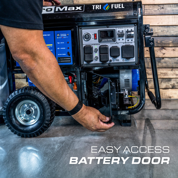 DuroMax XP13750HXT 13,750 Watt Tri Fuel Portable HXT Generator w/ CO Alert
