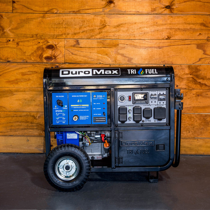 DuroMax XP13750HXT 13,750 Watt Tri Fuel Portable HXT Generator w/ CO Alert