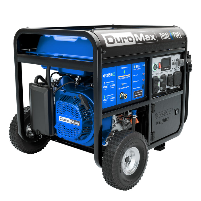 DuroMax XP13750HX 13,750 Watt Dual Fuel Portable HX Generator w/ CO Alert