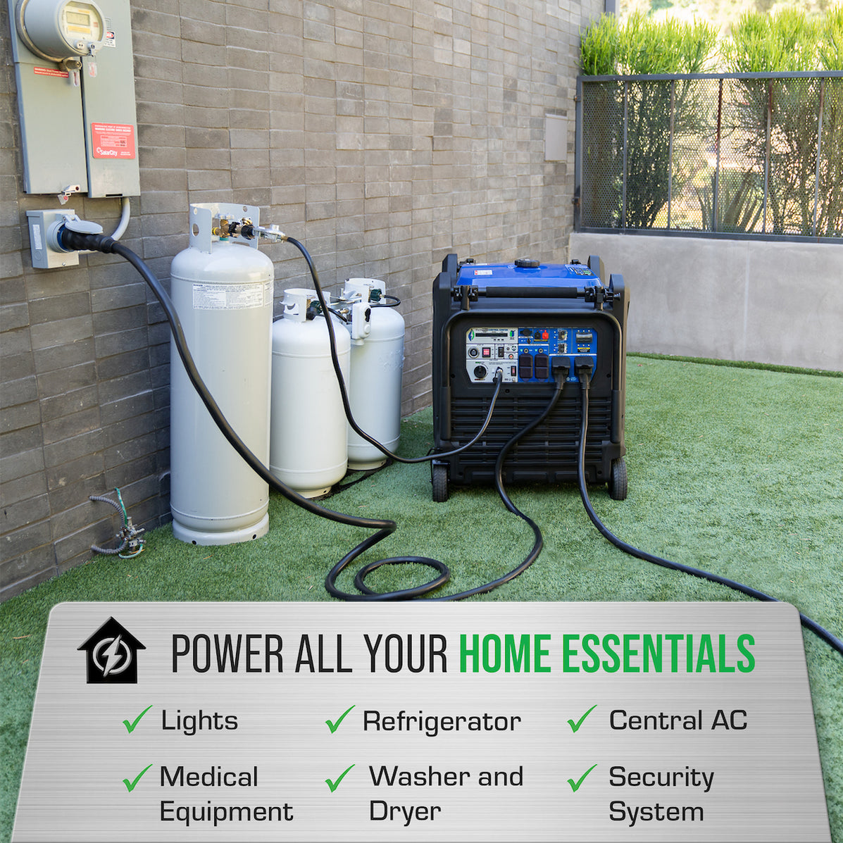 DuroMax XP16000iH 16,000 Watt Dual Fuel Portable Inverter Generator w