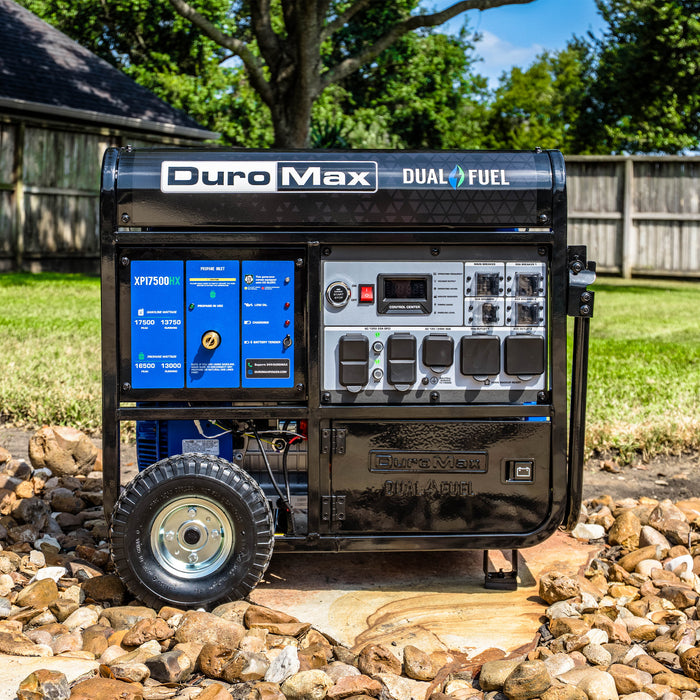DuroMax XP17500HX 17,500 Watt Dual Fuel Portable HX Generator w/ CO Alert