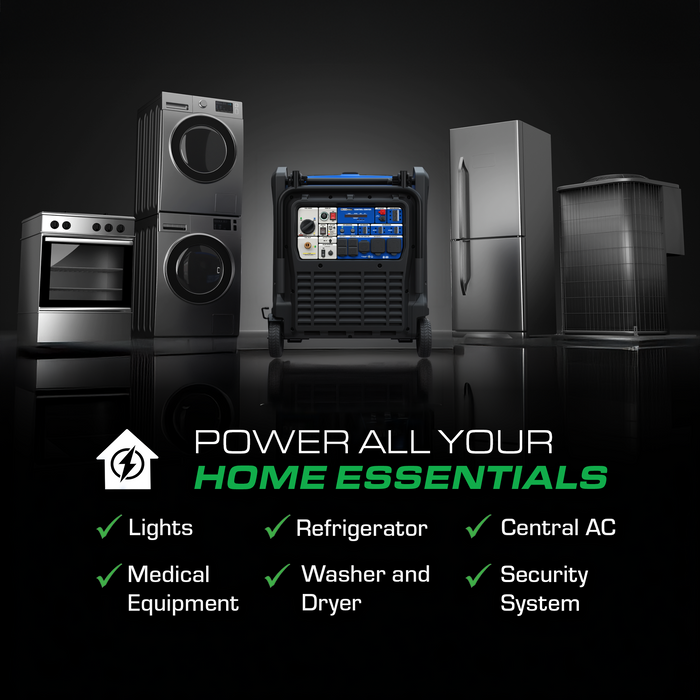 DuroMax XP28000iHT 28,000 Watt Tri Fuel Portable Inverter Generator w/ CO Alert