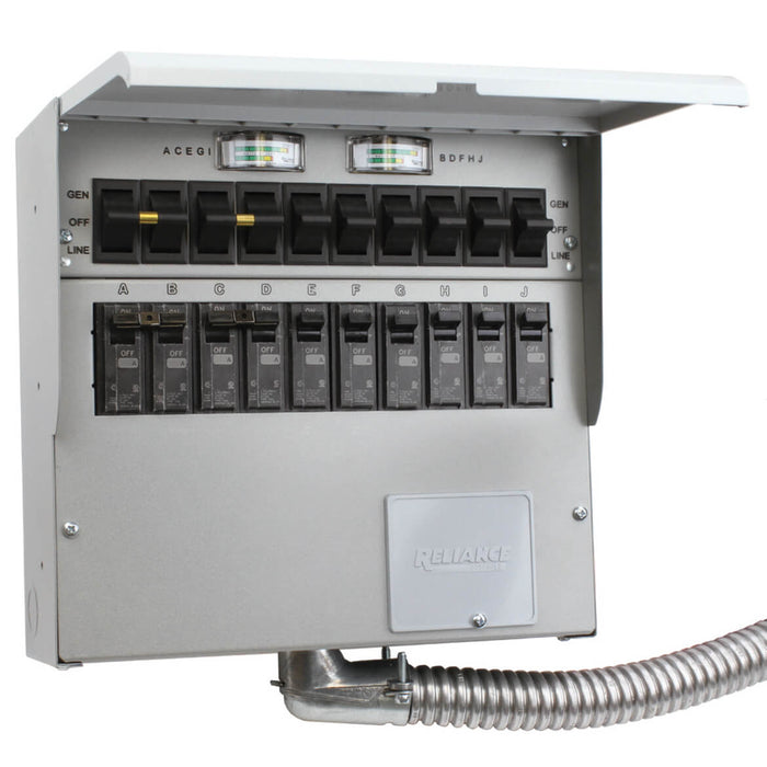 Reliance 310C 120/240-Volt 30-Amp 10-Circuit Pro/Tran 2 Transfer Switches