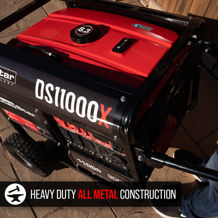 DuroStar DS11000X 11,000W/9,000W 457cc Electric Start Portable Generator w/ CO Alert