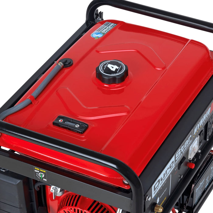 DuroStar DS4850EH 4,850-Watt Dual Fuel Generator w/ Electric Start