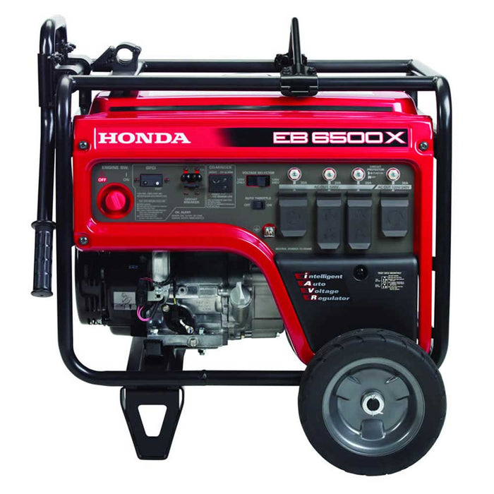 Honda EB6500X 6,500 Watt 120/240V Gas Industrial Portable Gas Generator - Scratch & Dent