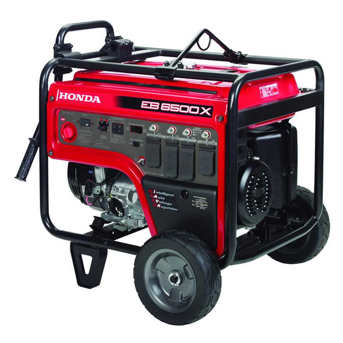 Honda EB6500X 6,500 Watt 120/240V Gas Industrial Portable Gas Generator - Scratch & Dent