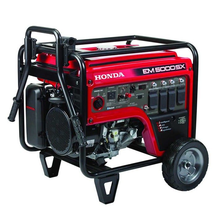 Honda EM5000S 5,000 Watt 120/240V Electric Portable w/ — Electric Generator