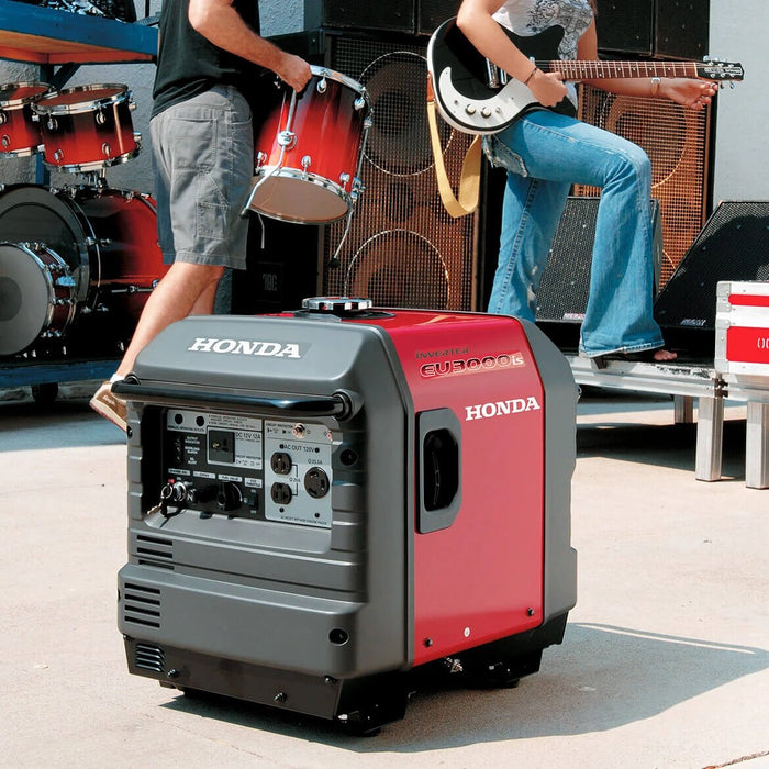 Honda EU3000iS 3,000 Watt Super Quiet Portable Gas Powered Inverter Generator - Scratch & Dent