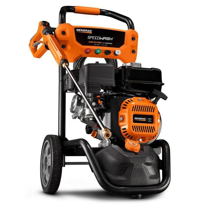 Generac G0089020 3200 PSI Pressure Washer SPEEDWASH w 3 Cleaning