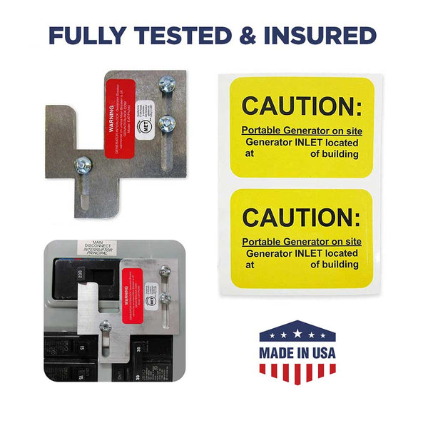 GenInterlock EAT-PN200 Generator Interlock Kit Breaker Panel 150