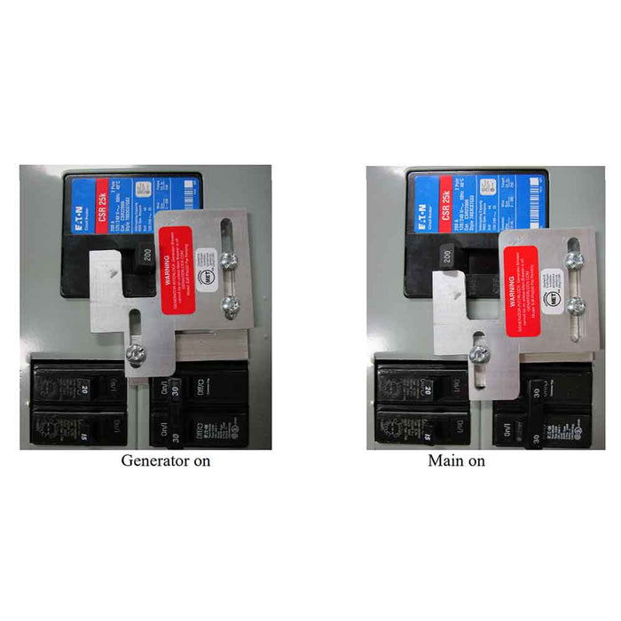 GenInterlock EAT-PN200 Generator Interlock Kit Breaker Panel 150/200 Amp Panels Cutler Hammer BR Series