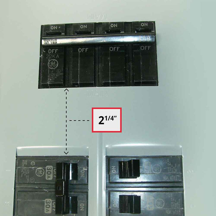 GenInterlock GE-200HDA Generator Interlock Kit Breaker Panel 150/200 Amp Newer Vertical Main