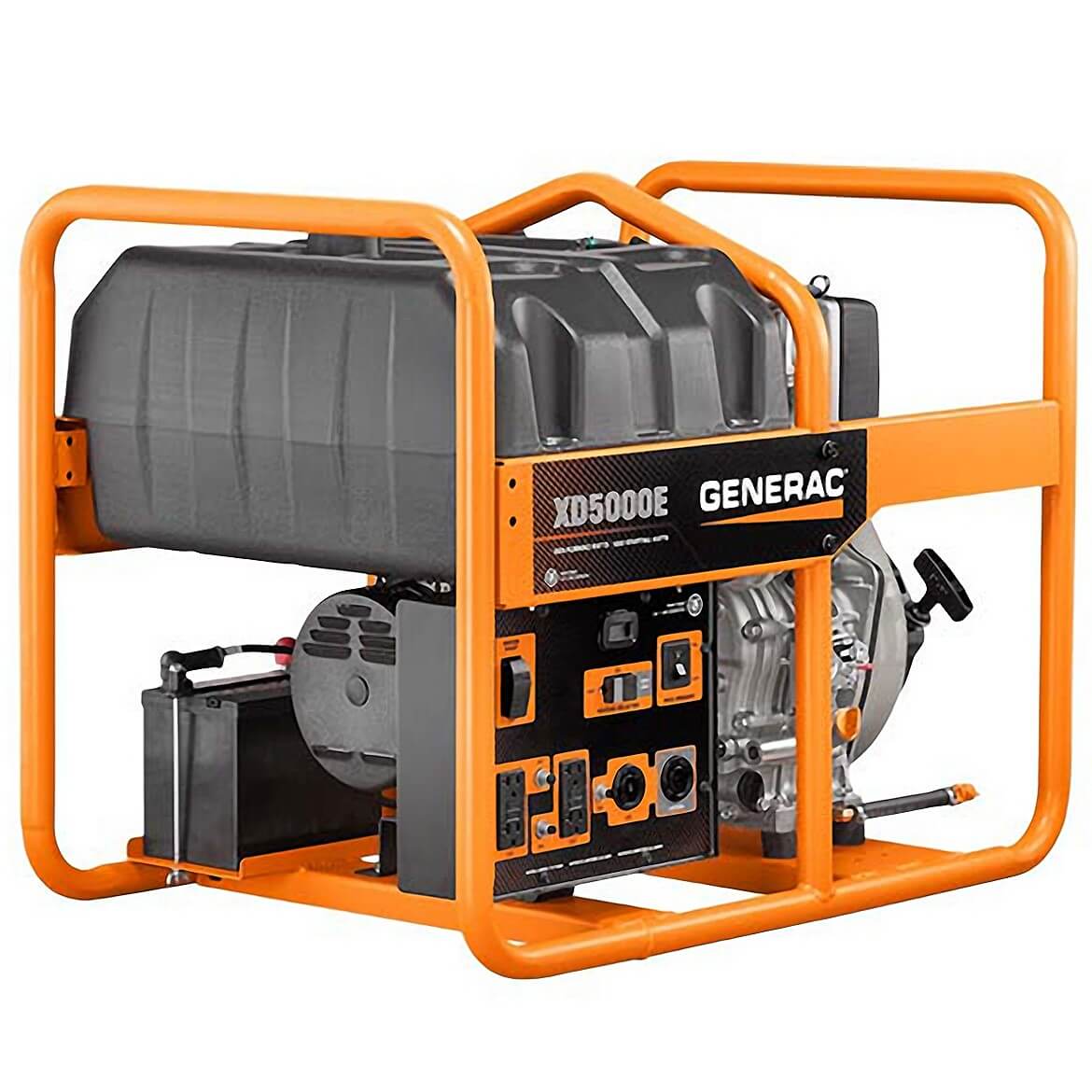 Generac XD5000E 5500-Watt Electric Start Diesel Power Portable
