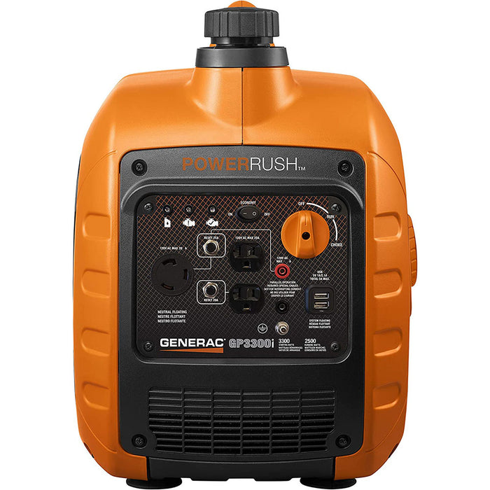 Generac 7154 GP3300i Portable Inverter Generator w/ PowerRush Technology