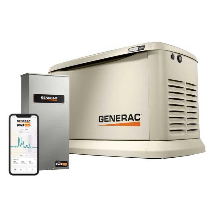 Generac 7210 Guardian 24KW Home Backup Generator With Whole House Switch Wifi-Enabled