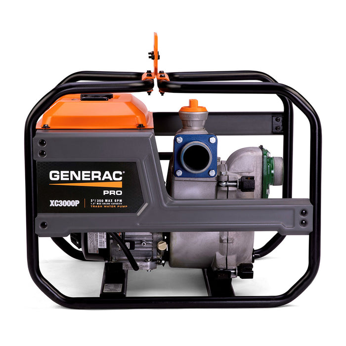 Generac 7725 XC3000P 3" X-Frame Heavy Duty Durable Trash Water Pump