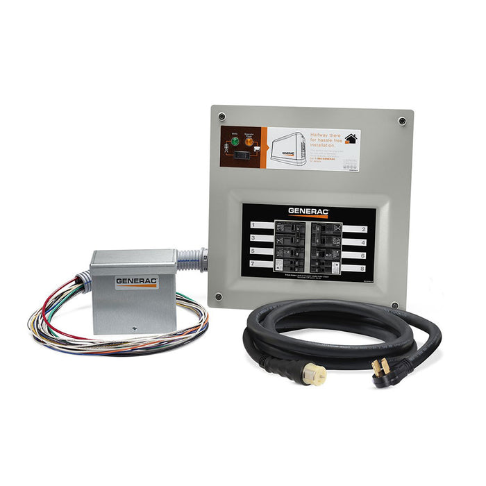Generac 9855 50 Amp 10 Circuit HomeLink Upgradeable Manual Transfer Switch Kit