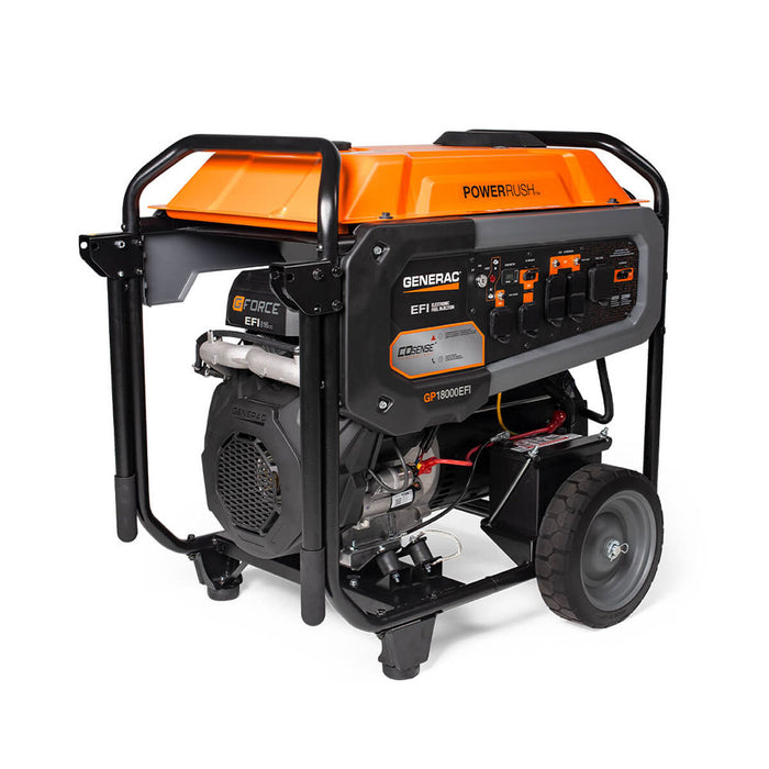 Generac GP18000E 18000 Watt Gasoline Portable Generator W Cosense Tec Generac gp18000e 18000 watt gasoline portable generator w cosense tec