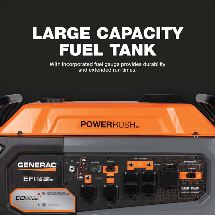 Generac GP18000E 18000 Watt Gasoline  Portable Generator w/ Cosense Technology