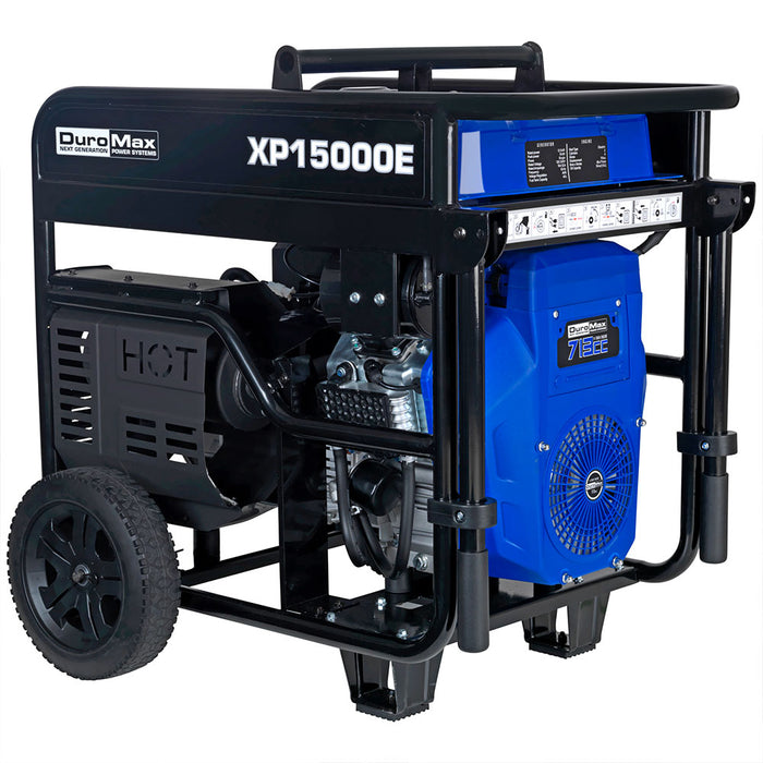 DuroMax XP15000E 15,000 Watt Portable Gas Powered Generator