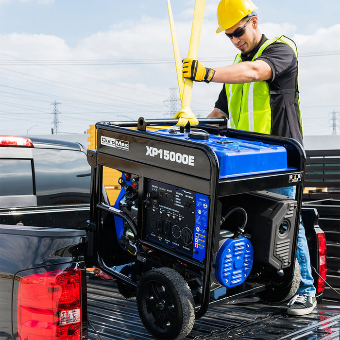 DuroMax XP15000E 15,000 Watt Portable Gas Powered Generator