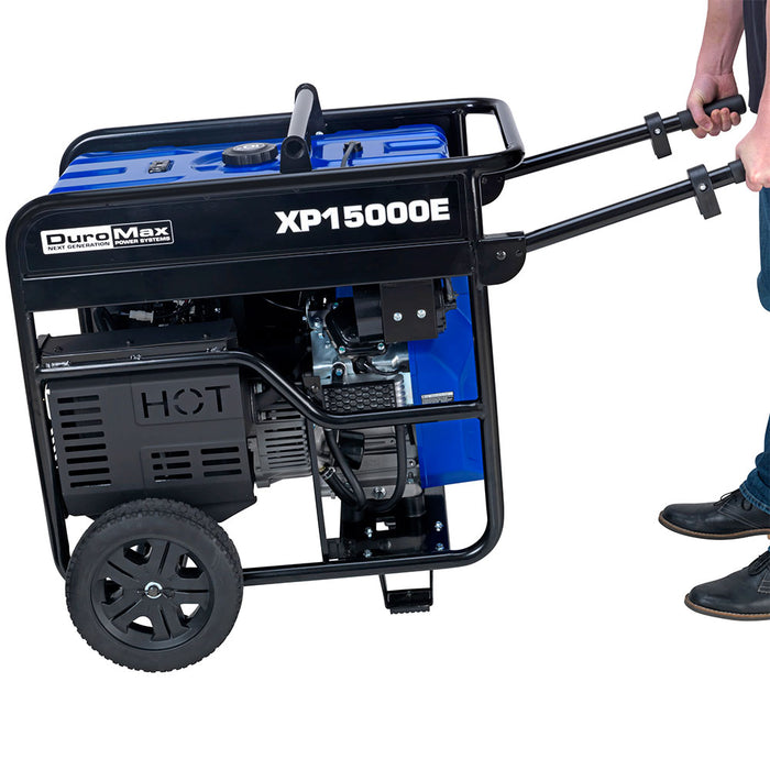 DuroMax XP15000E 15,000 Watt Portable Gas Powered Generator