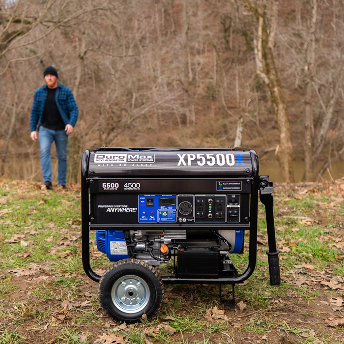 DuroMax XP5500X 5,500 Watt Gasoline Portable Generator w/ CO Alert
