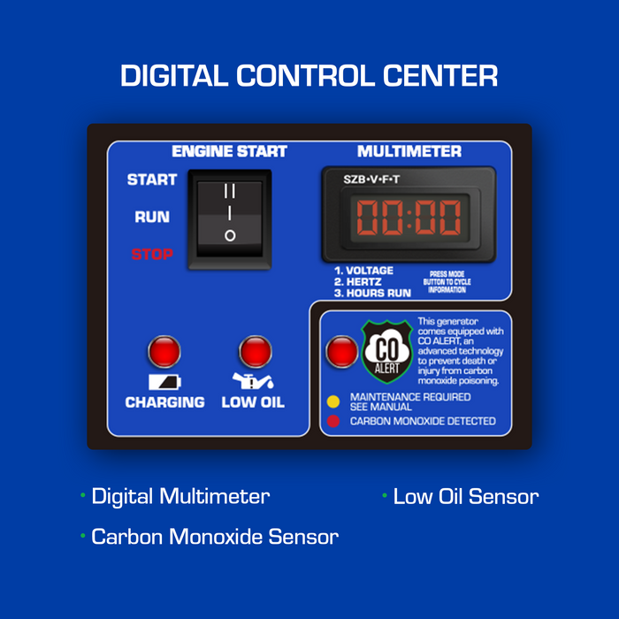 DuroMax XP5500X 5,500 Watt Gasoline Portable Generator w/ CO Alert