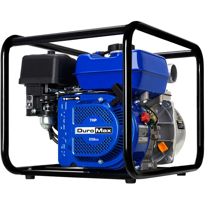 DuroMax XP652WP 208cc 158-Gpm 3600-Rpm 2" Gasoline Engine Portable Water Pump