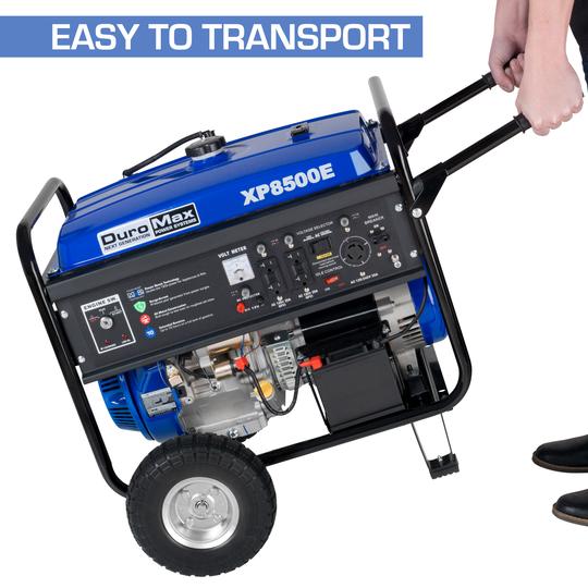 DuroMax XP8500E 8,500 Watt Portable Gas Powered Generator