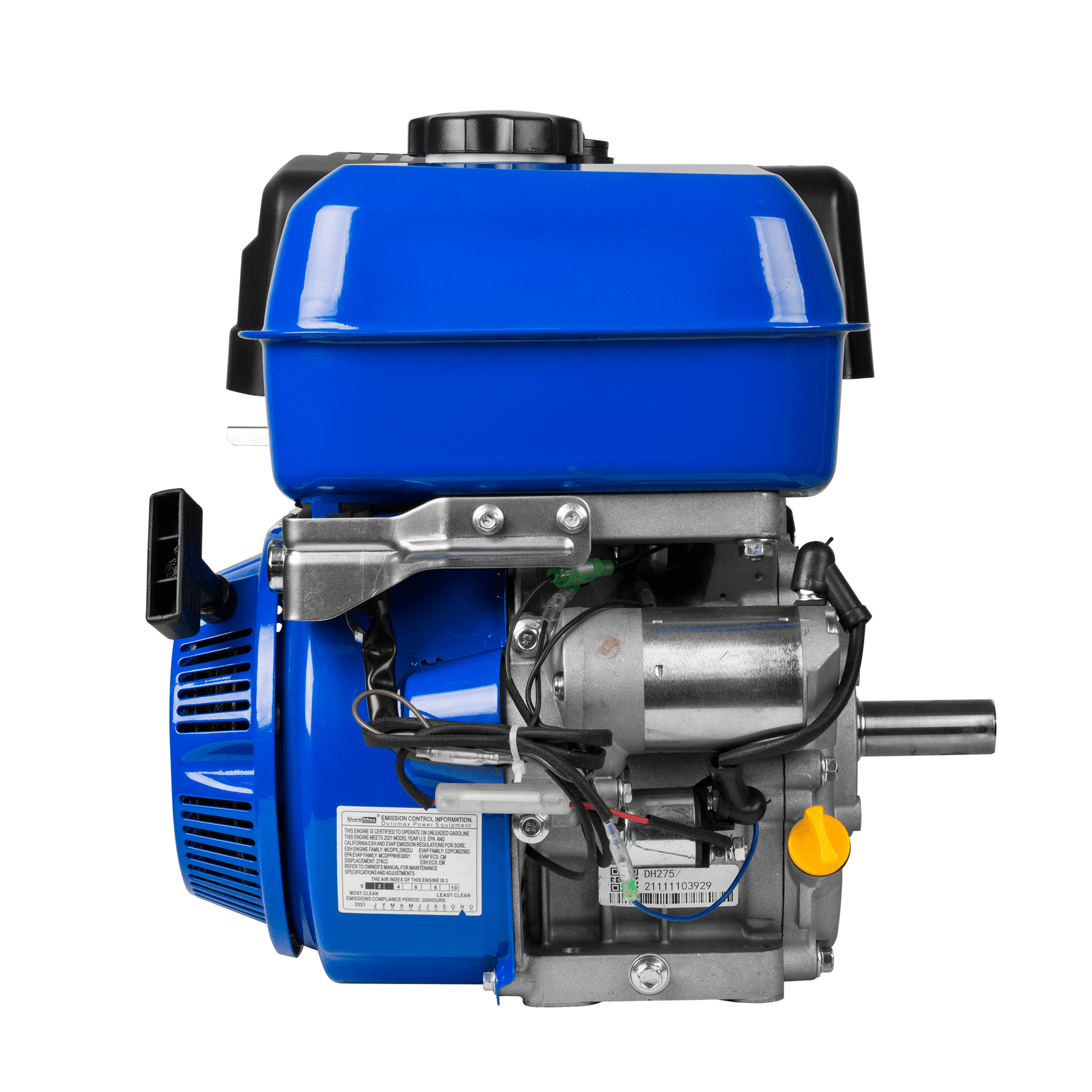 DuroMax XP18HPE 439cc 3600 RPM 1" Electric Start Horizontal Gas Powered Engine E - Foto 6